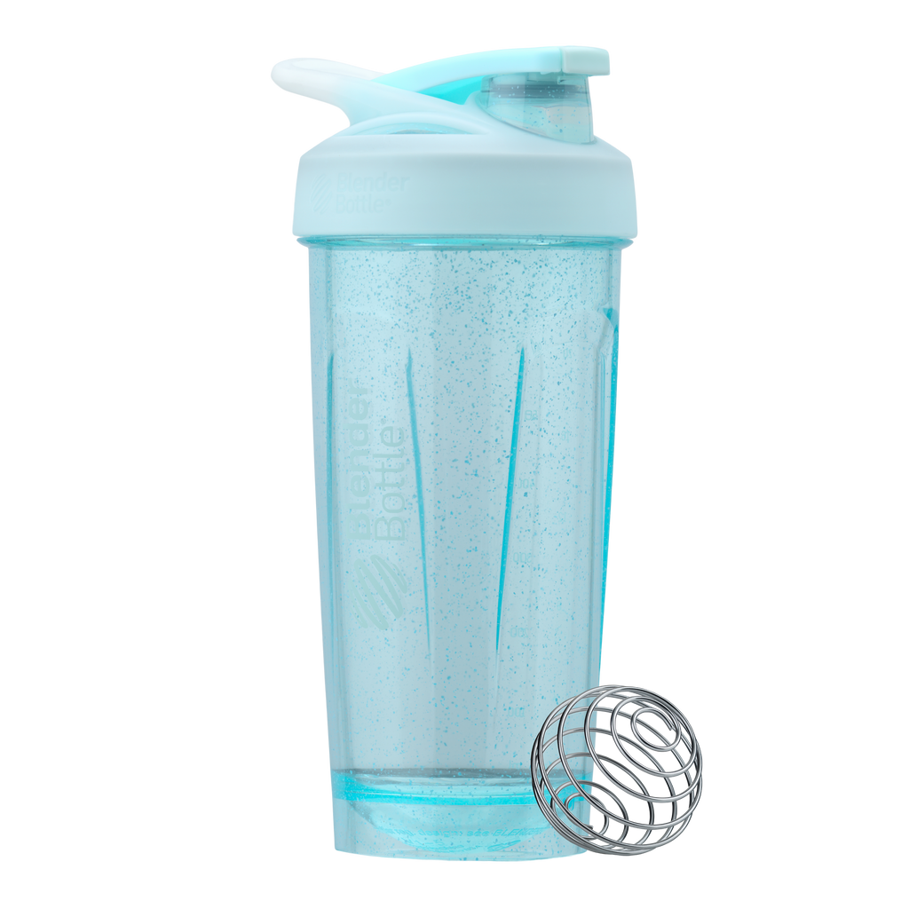 Light Frosty Blue Sport Protein Shake Cup 28oz | Material#Polypropylene (PP)_Color#Cool Blue_Size#28oz