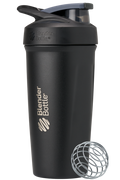 Black Strada™ insulated protein shaker cup.
